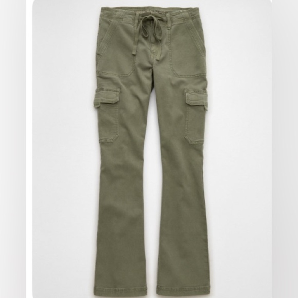 American Eagle AE Stretch Bootcut Cargo Pants 14L